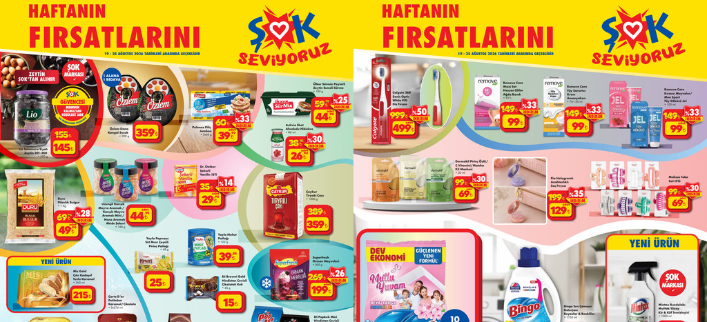 ŞOK 19 Ağustos 2026 Aktüel Kataloğu