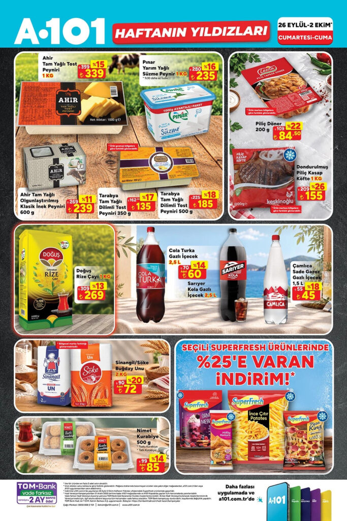 A101 26 Eylül 2026 Aktüel Kataloğu 1. sayfa