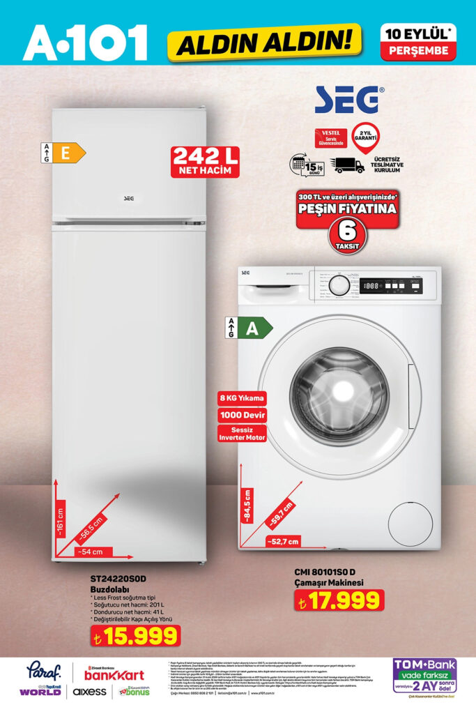 A101 10 Eylül 2026 Aktüel Kataloğu 10. sayfa