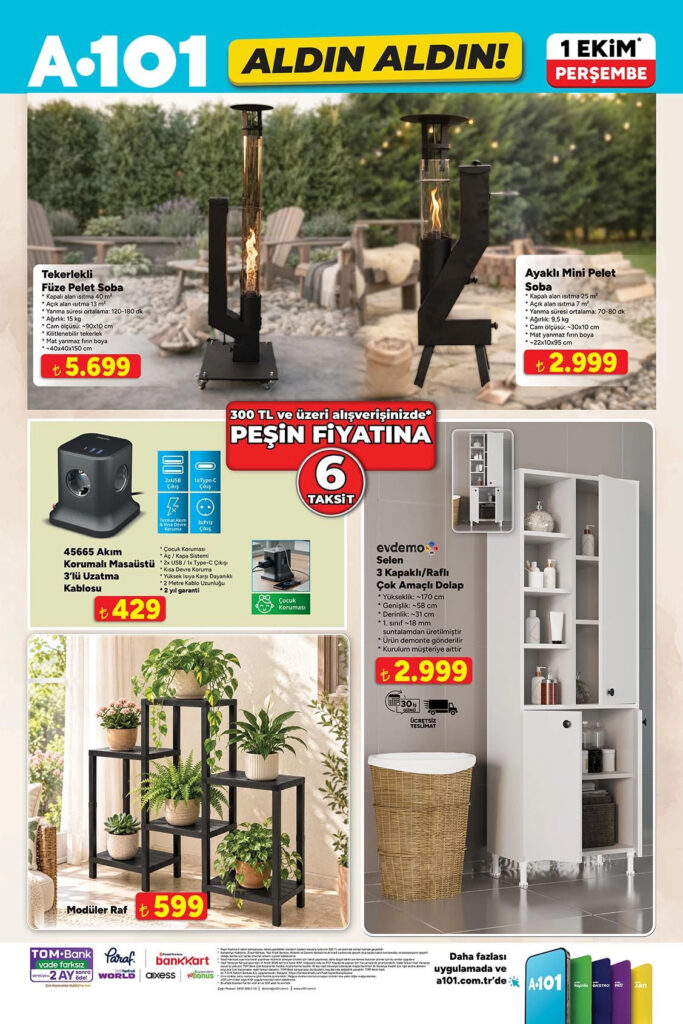 A101 1 Ekim 2026 Aktüel Kataloğu 4. sayfa