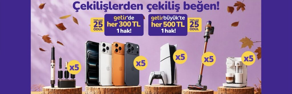 Getir Çekiliş Kampanyası 2026: iPhone 17 Pro Ve Playstation 5 Kazanma Şansı