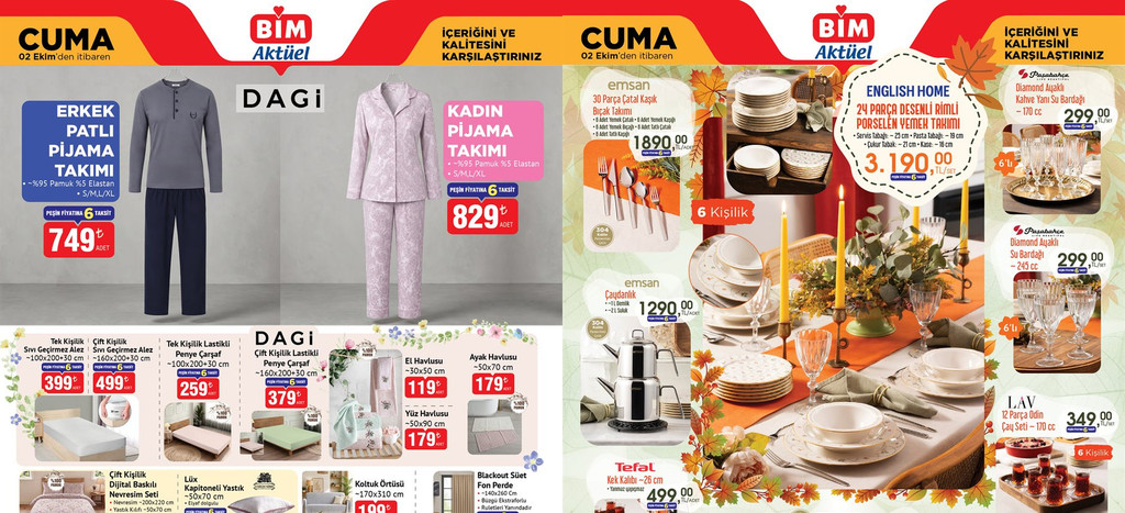 BİM 2 Ekim 2026 Aktüel Kataloğu