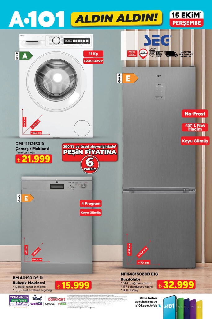 A101 15 Ekim 2026 Aktüel Kataloğu 10. sayfa