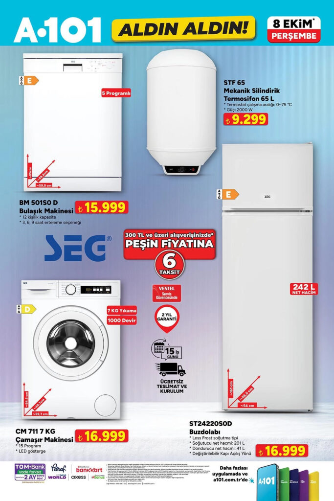 A101 8 Ekim 2026 Aktüel Kataloğu 11. sayfa