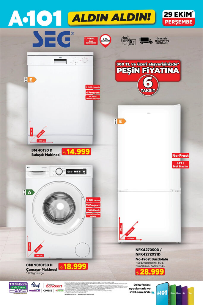 A101 29 Ekim 2026 Aktüel Kataloğu 8. sayfa